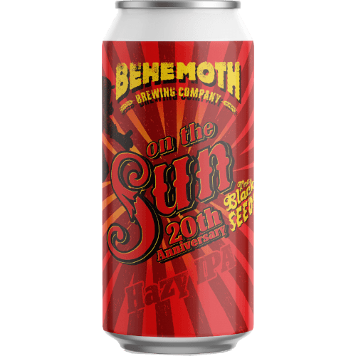 Behemoth Brewing Company On The Sun 20th Anniversary Hazy IPA 440 mL