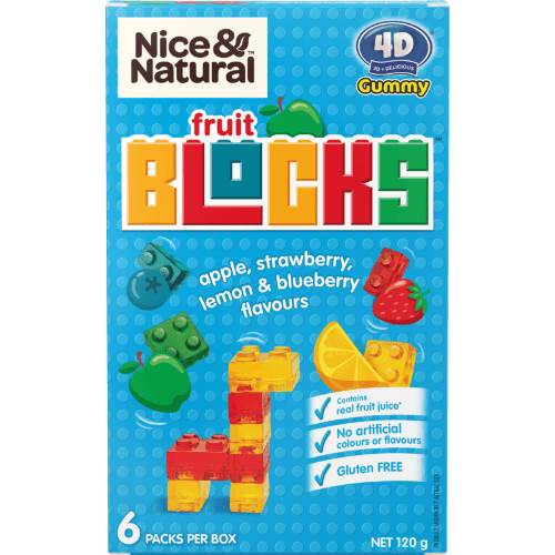 Nice & Natural Fruit Blocks Fruit Snacks
