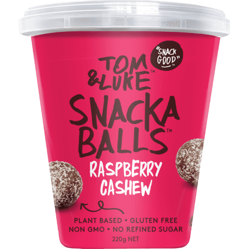 Tom & Luke Raspberry Cashew Snackaballs