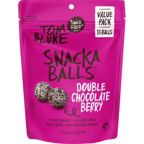 Tom & Luke Double Choc Berry Snackaballs