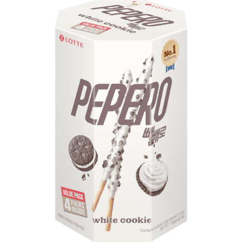 Lotte Pepero White Cookie Sticks