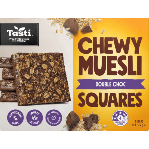 Tasti Double Choc Chewy Muesli Squares