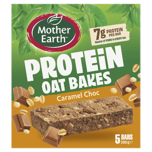 Mother Earth Caramel Choc Protein Oat Bakes