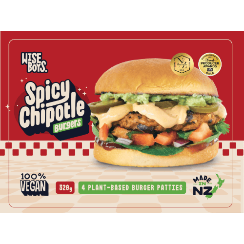 Wise Boys Spicy Chipotle Burger Patties 320 g