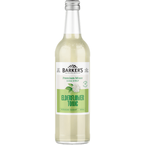 Barker's Elderflower Tonic Soda Syrup