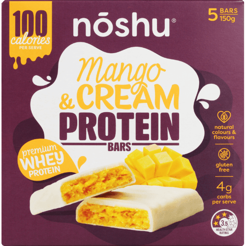 Noshu Mango & Cream Protein Bars