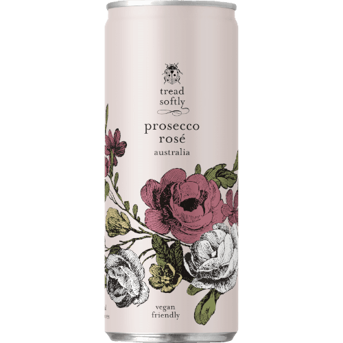 Tread Softly Prosecco Rose Can