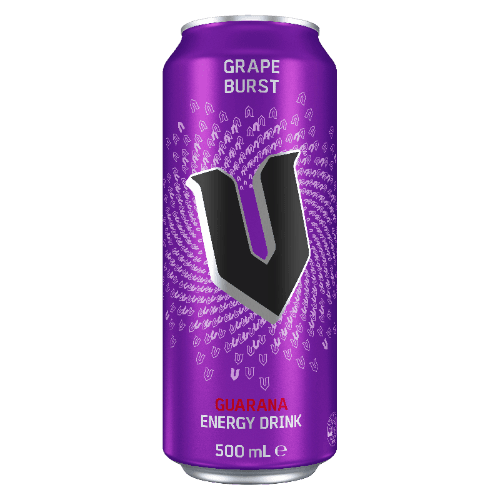 V Grape Burst Guarana Energy Drink
