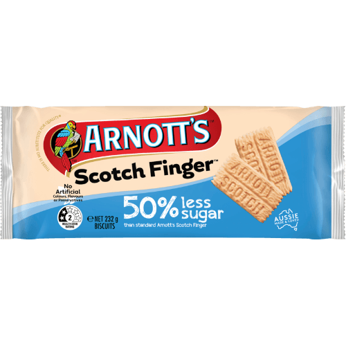 Arnott's Scotch Finger 50% Less Sugar Biscuits