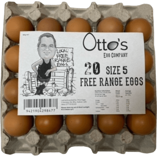 Otto's Egg Company Size 5 Eggs 20 pack