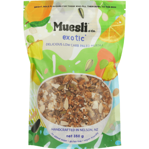 Muesli and Co Exotic Delicious Low Carb Paleo Muesli