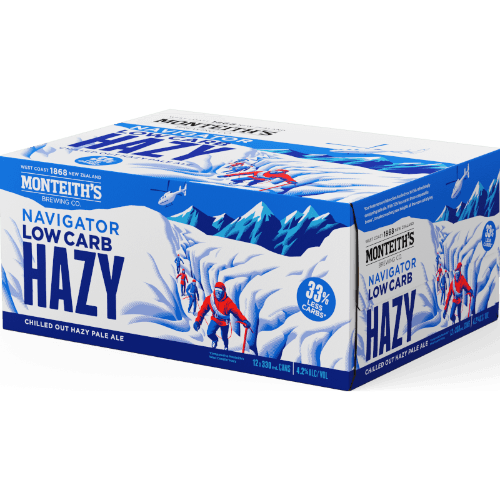 Monteith's Navigator Low Carb Hazy Cans