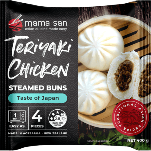 Mama San Teriyaki Chicken Steamed Buns