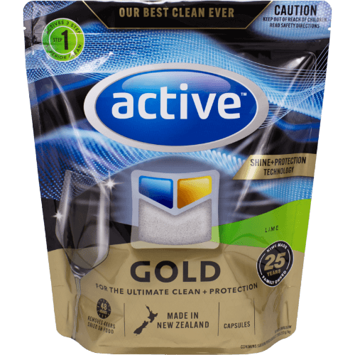 Active Gold Lime Auto Dishwash Capsules