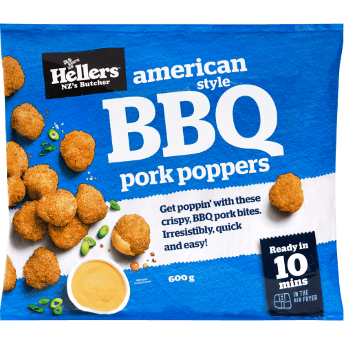 Hellers American Style BBQ Pork Poppers