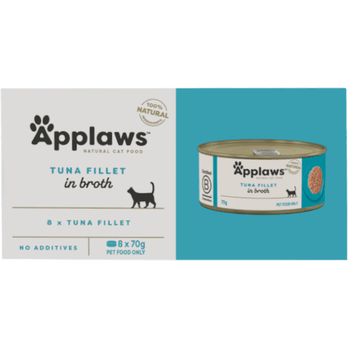 Applaws Tuna Fillet in Broth Multi Tin Wet Cat Food