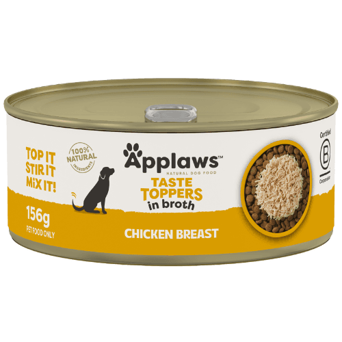 Applaws Taste Toppers Wet Dog Tin Taste Toppers Chicken Breast In Broth Dog Food