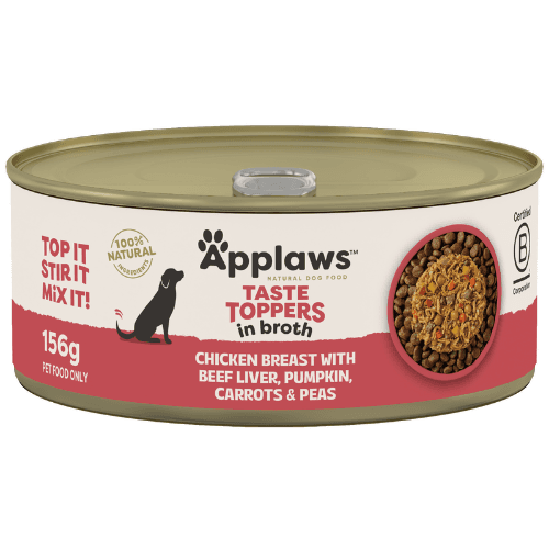 Applaws Taste Toppers Wet Dog Chicken Breast With Beef Liver & Vege Dog Food