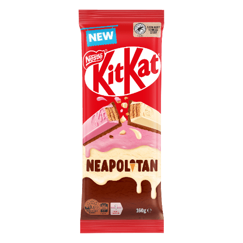 Nestle Kit Kat Neapolitan Chocolate Block