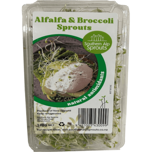 Southern Alp Sprouts Alfalfa Broccoli Sprouts 120 g