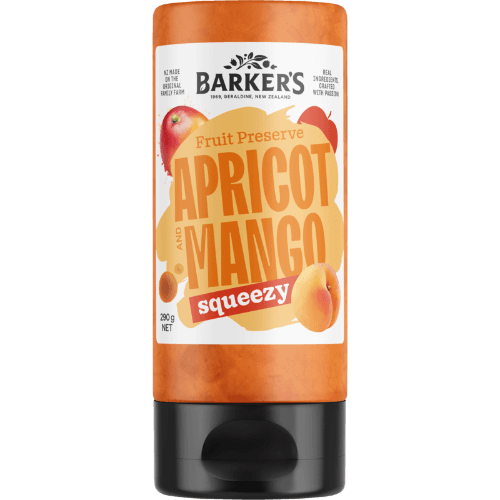 Barker's Apricot Mango Squeezy Fruit Preserve