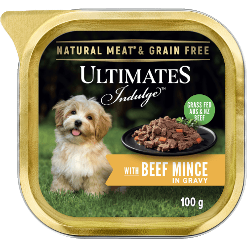 Ultimates Indulge Beef Mince In Gravy Dog Food