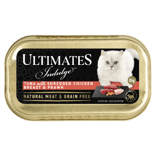 Ultimates Indulge Tuna With Shredded Chicken Breast & Prawn Cat Food