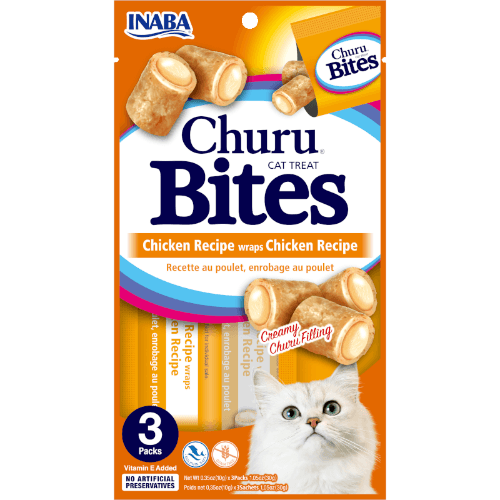 Inaba Churu Chicken Recipe Wraps Cat Treat Bites