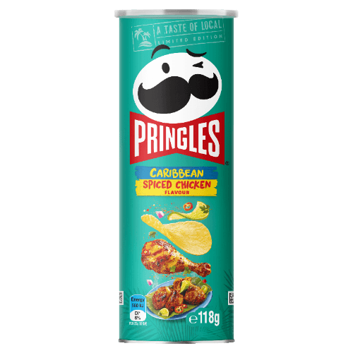 Pringles A Taste Of Local Caribbean Spiced Chicken Flavour Potato Chips