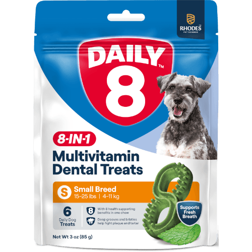 Daily 8 Small Breed 8-In1 Multivitamin Dental Treats