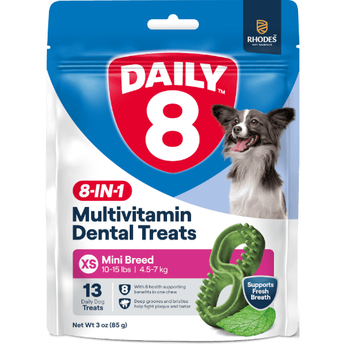 Daily 8 Mini Breed 8-In1 Multivitamin Dental Treats