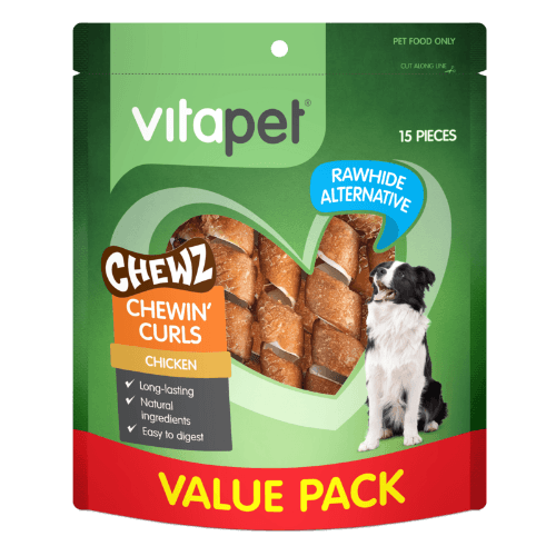 VitaPet Chewz Chicken Chewin' Curls