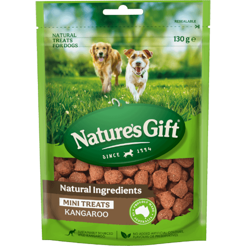 Nature's Gift Kangaroo Mini Treats Dog Food