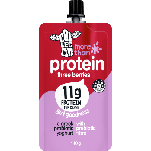 The Collective More Than Protein Three Berries Probiotic Greek Yoghurt Pouch