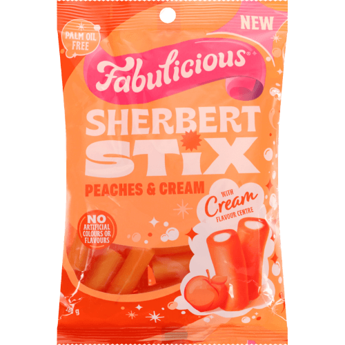 Fabulicious Peaches & Cream Sherbert Stix
