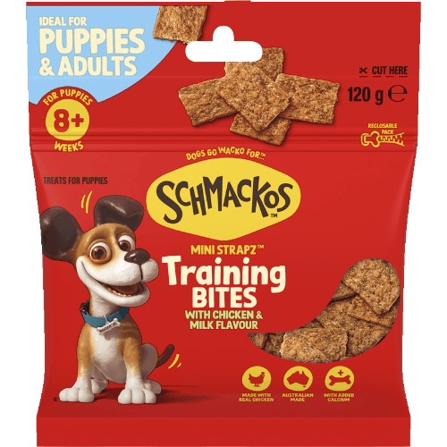 Schmackos Mini Strapz Chicken & Milk Flavour Training Bites