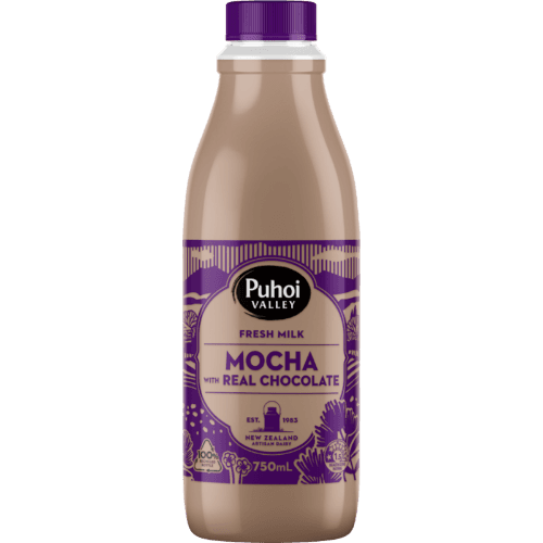 Puhoi Valley Flavoured Milk Mocha 750 mL
