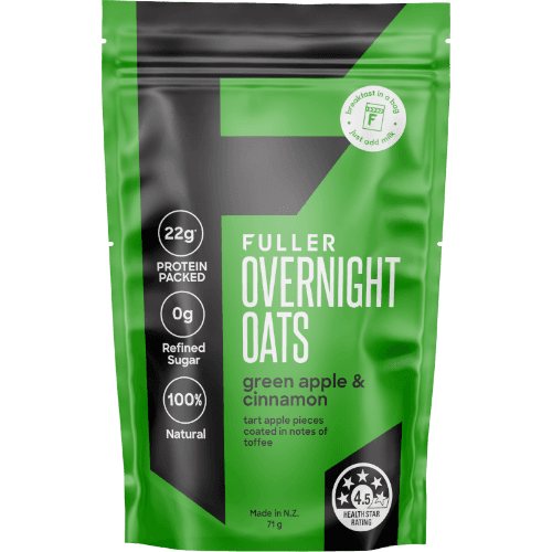 FULLER Protein Green Apple & Cinnamon Overnight Oats