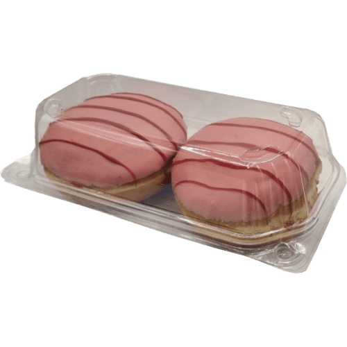 The Donut Factory Strawberry Creme Filled Donut