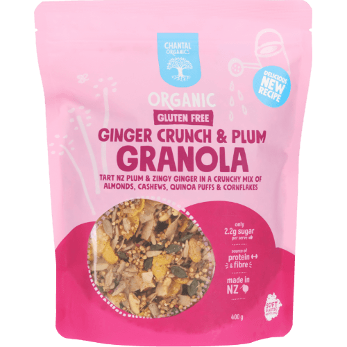 Chantal Organics Organics Granola Gluten Free Ginger Crunch & Plum