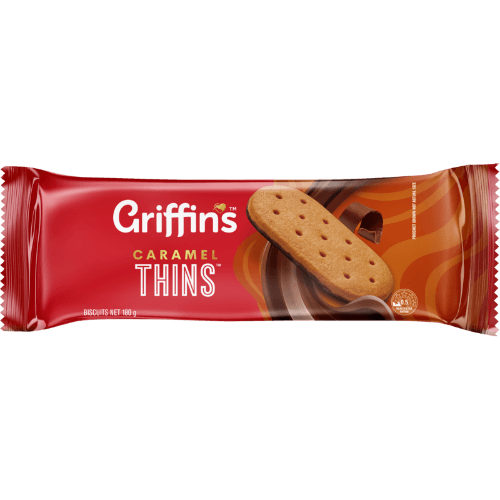 Griffin's Caramel Thins Biscuits