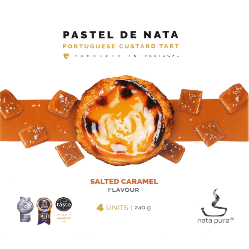 Nata Pura Salted Caramel Portuguese Custard Tart