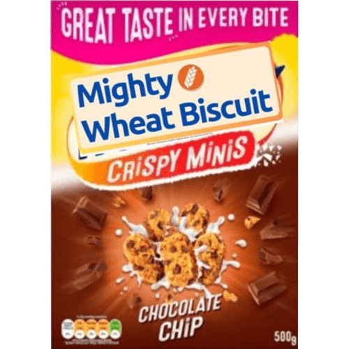 Mighty Crispy Minis Chocolate Chip Cereal