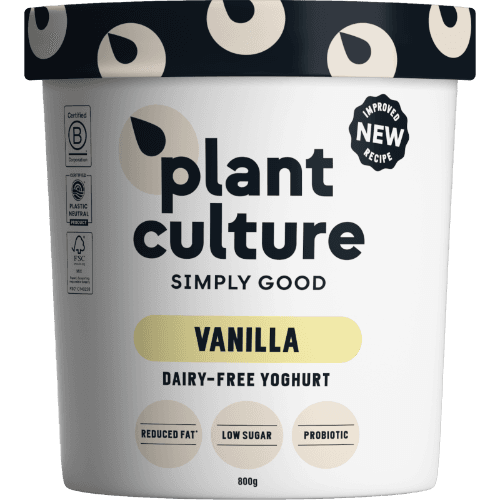 Plant Culture Simply Good Vanilla Dairy-Free Yoghurt