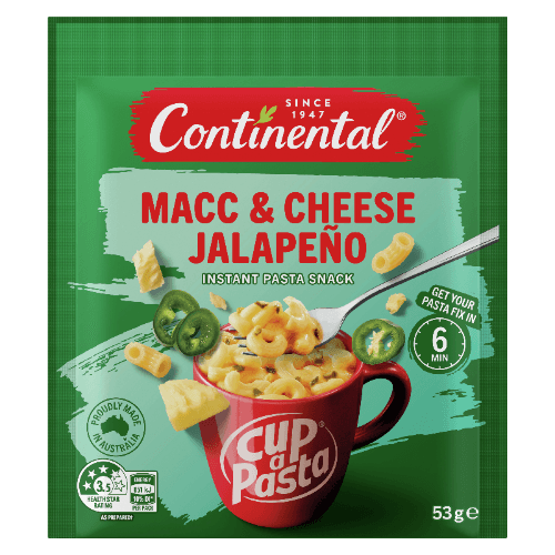 Continental Macc & Cheese Jalapeno Instant Pasta
