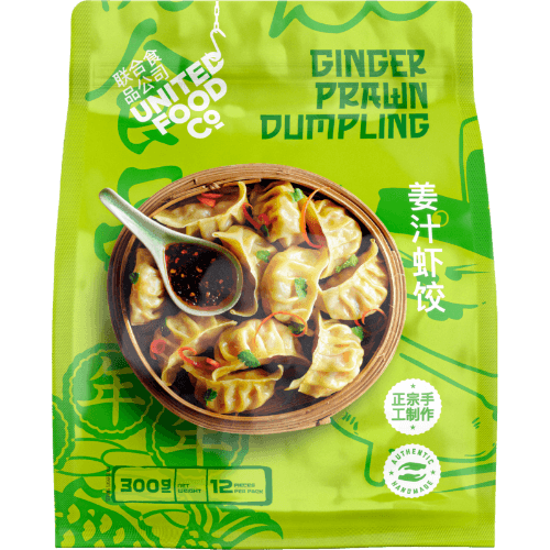United Food Co Ginger Prawn Dumplings