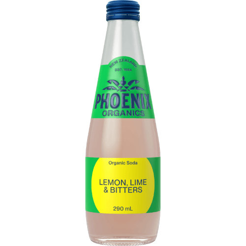 Phoenix Organics Lemon Lime & Bitters Soda 290 mL
