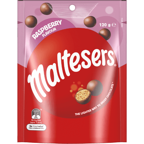 Maltesers Raspberry Milk Chocolate Pouch