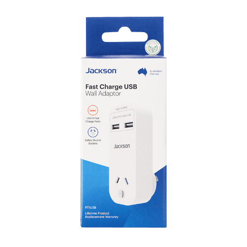 Jackson Fast Charge USB Wall Charger