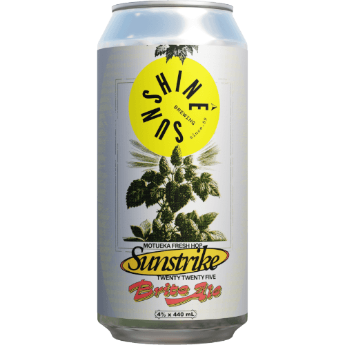 Sunshine Brewery Sunstrike Fresh Hop 25 Bright Pale Ale 440 mL